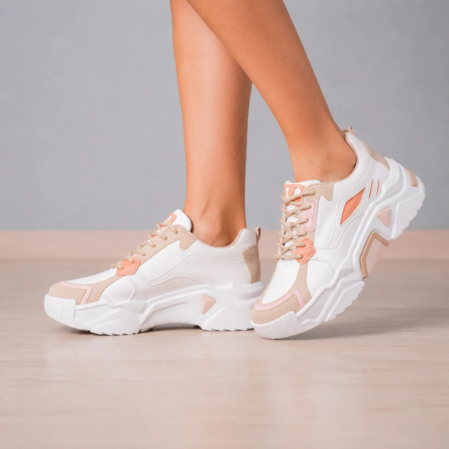 Zapatillas Urbanas Mujer Perth - Beige