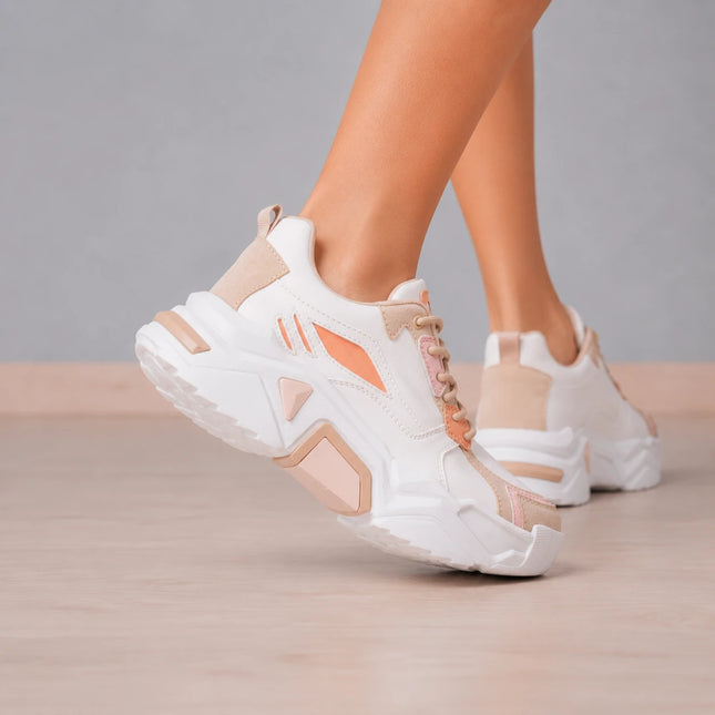 Zapatillas Urbanas Mujer Perth - Beige