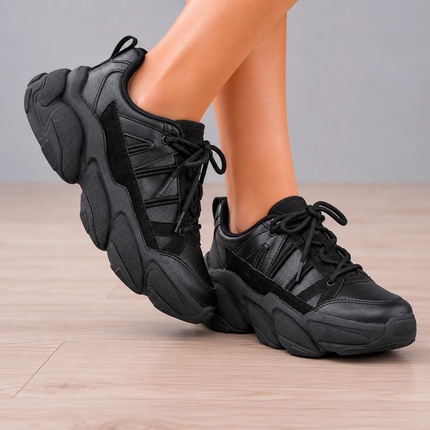Zapatillas Urbanas Mujer Petra - Negro