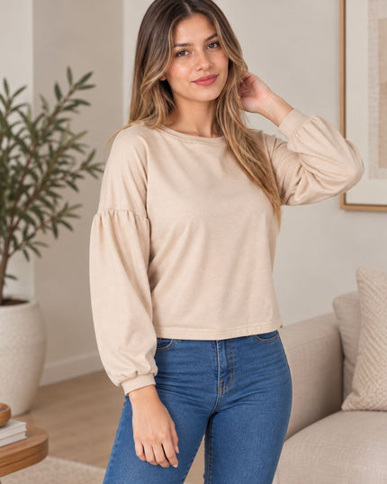 Polera Ayris - Beige