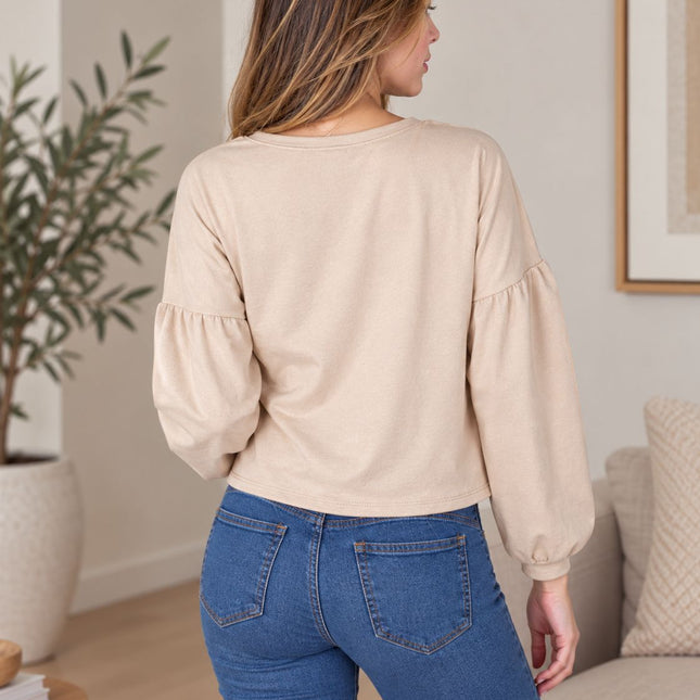Polera Ayris - Beige