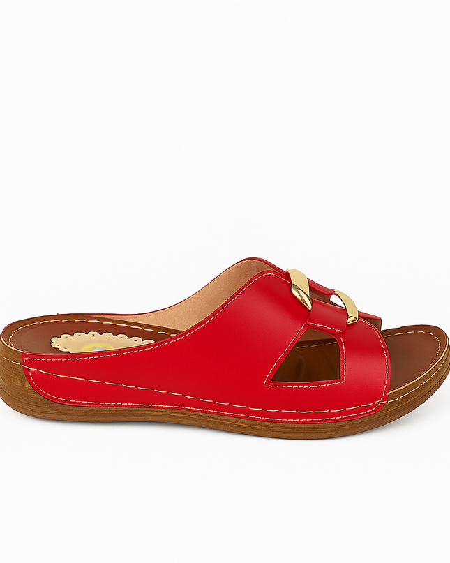 Sandalia  Prinodah - Rojo