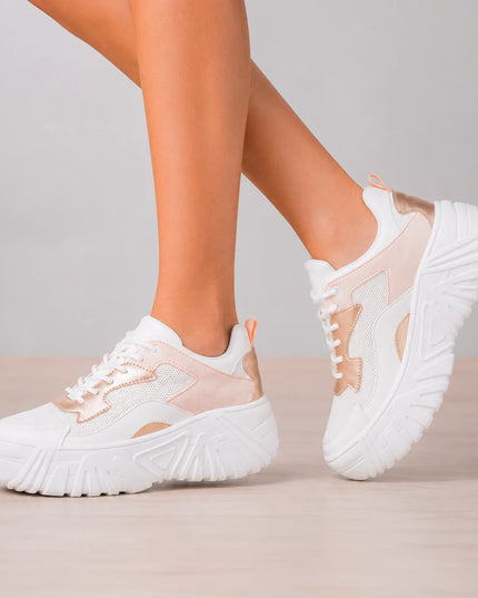 Zapatillas Urbanas Mujer Qatar - Palo Rosa