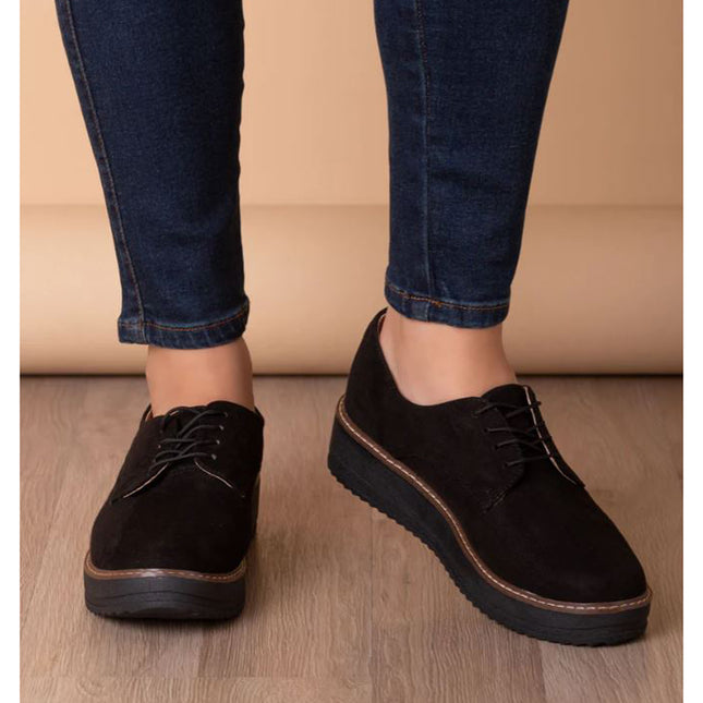 Mocasines Mujer Recife 3.0 - Negro Gamuza