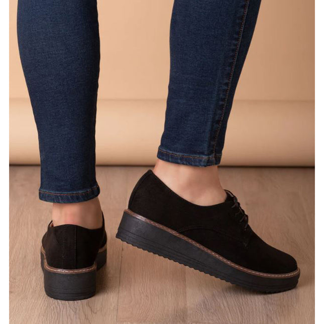 Mocasines Mujer Recife 3.0 - Negro Gamuza