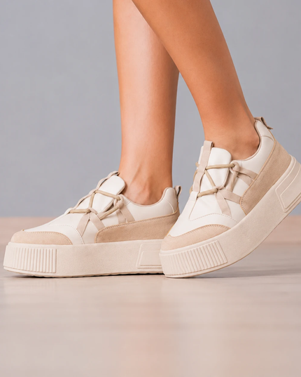 Zapatillas Urbanas Mujer Rumania - Beige