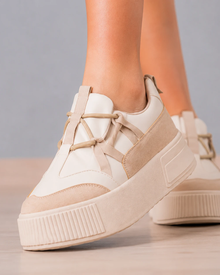 Zapatillas Urbanas Mujer Rumania - Beige
