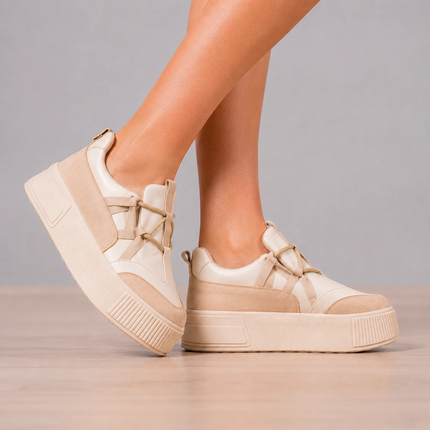 Zapatillas Urbanas Mujer Rumania - Beige