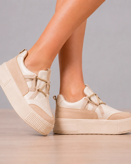 Zapatillas Urbanas Mujer Rumania - Beige