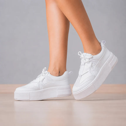 Zapatillas Urbanas Mujer Rumania - Blanco Total