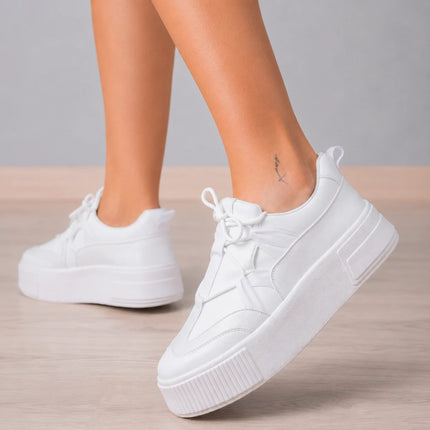 Zapatillas Urbanas Mujer Rumania - Blanco Total