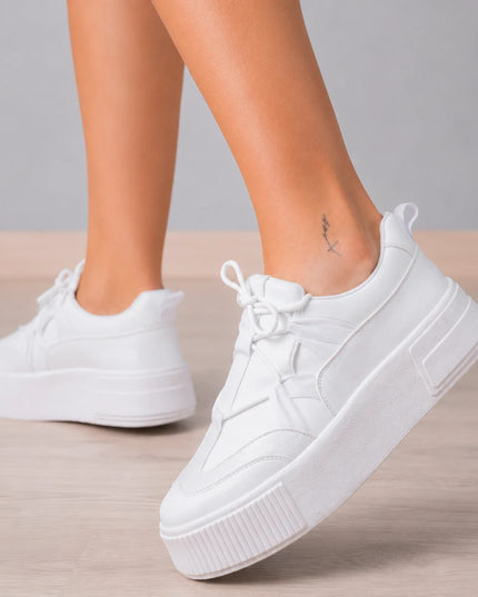 Zapatillas Urbanas Mujer Rumania - Blanco Total