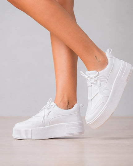 Zapatillas Urbanas Mujer Rumania - Blanco Total
