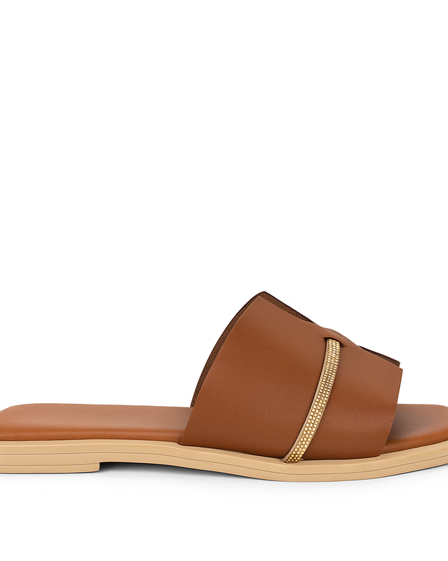 Sandalia Runny - Camel