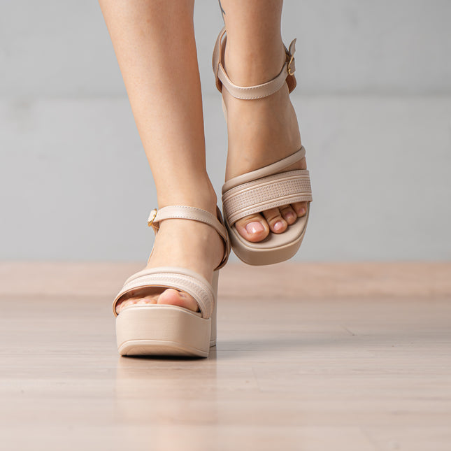 Sandalias de Vestir Mujer Perisich - Beige