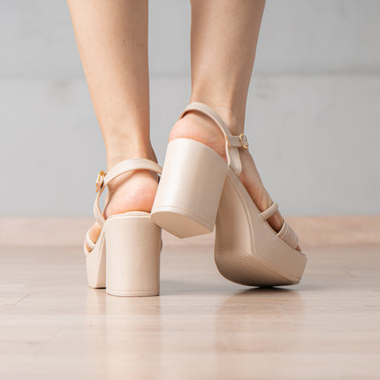 Sandalias de Vestir Mujer Perisich - Beige