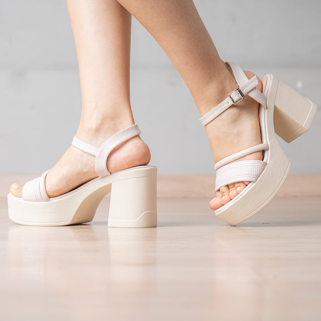 Sandalias de Vestir Mujer Perisich - Nude