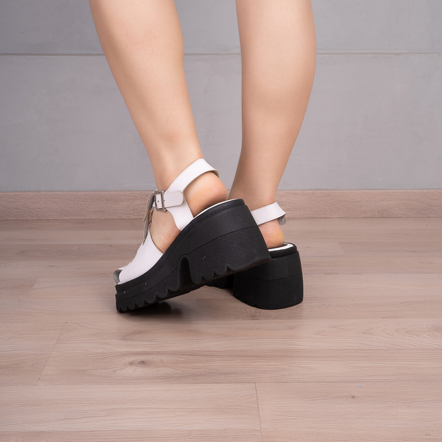Sandalias Casuales Mujer Dakar - Blanco