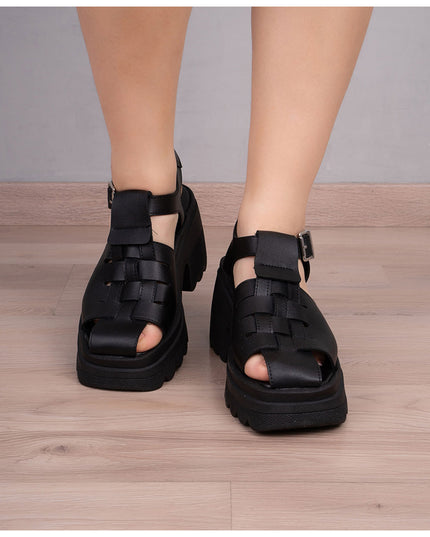 Sandalias Casuales Mujer Dakar - Negro