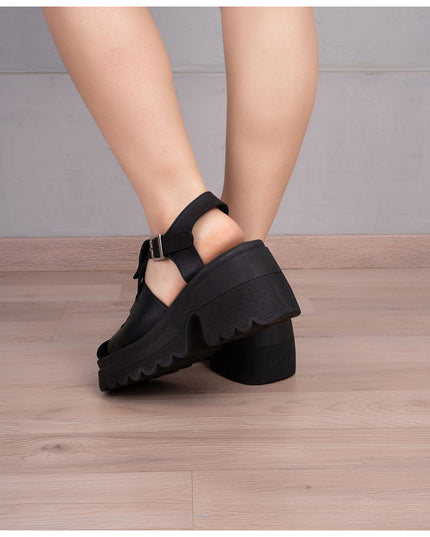 Sandalias Casuales Mujer Dakar - Negro