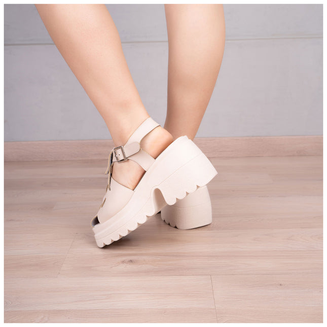 Sandalias Casuales Mujer Dakar - Nude