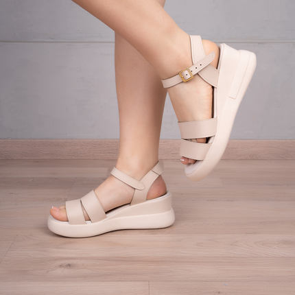 Sandalias Casuales Mujer Heredia - Nude