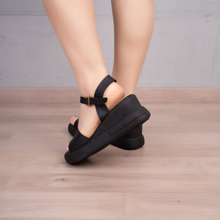 Sandalias Casuales Mujer Liberia - Negro