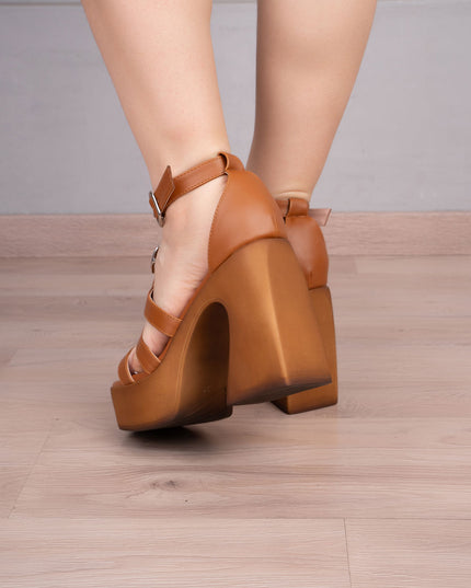 Sandalias Mujer Malabo - Camel