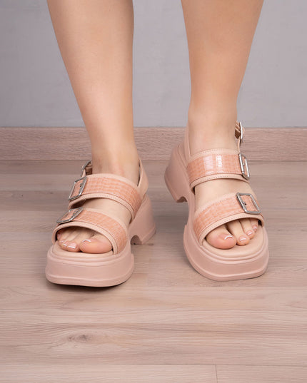 Sandalias Casuales Mujer Tripoli - Nude