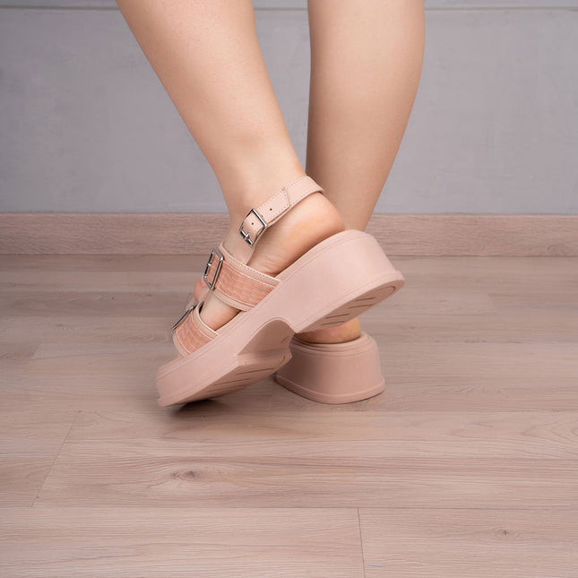 Sandalias Casuales Mujer Tripoli - Nude