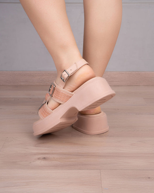 Sandalias Casuales Mujer Tripoli - Nude
