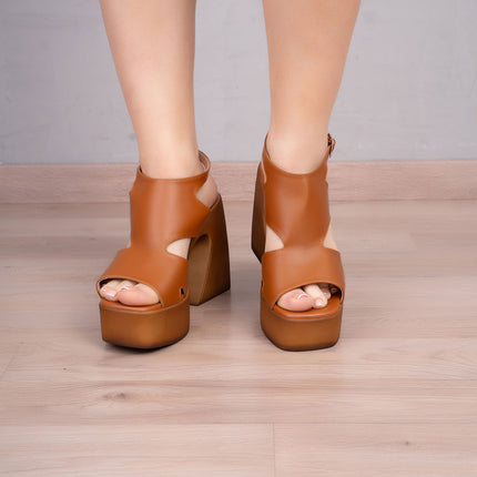 Sandalias Mujer Yamena - Camel