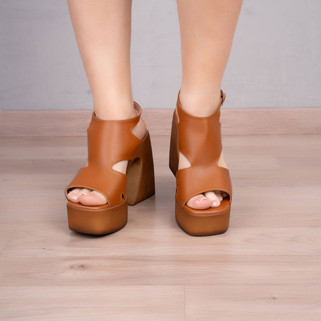 Sandalias Mujer Yamena - Camel