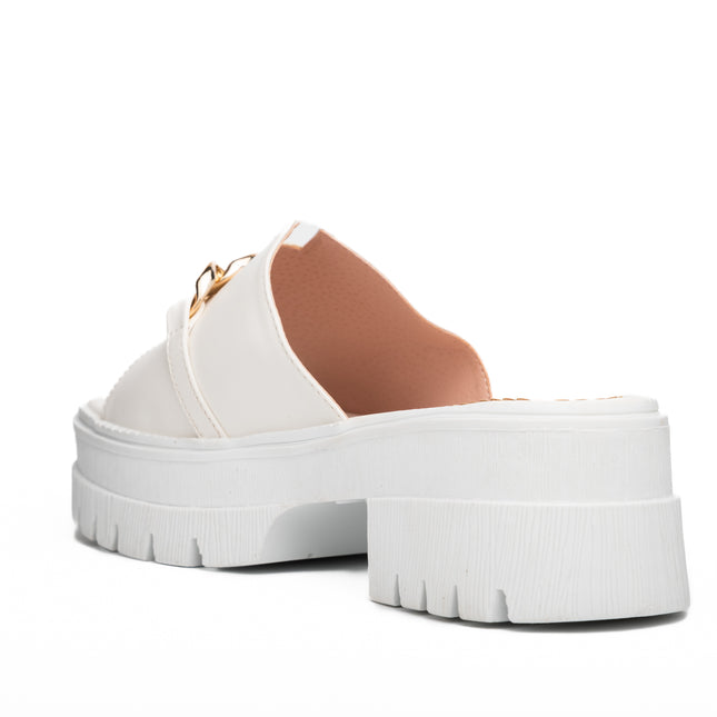 Sandalias Casuales Mujer Abu Dabi - Blanco