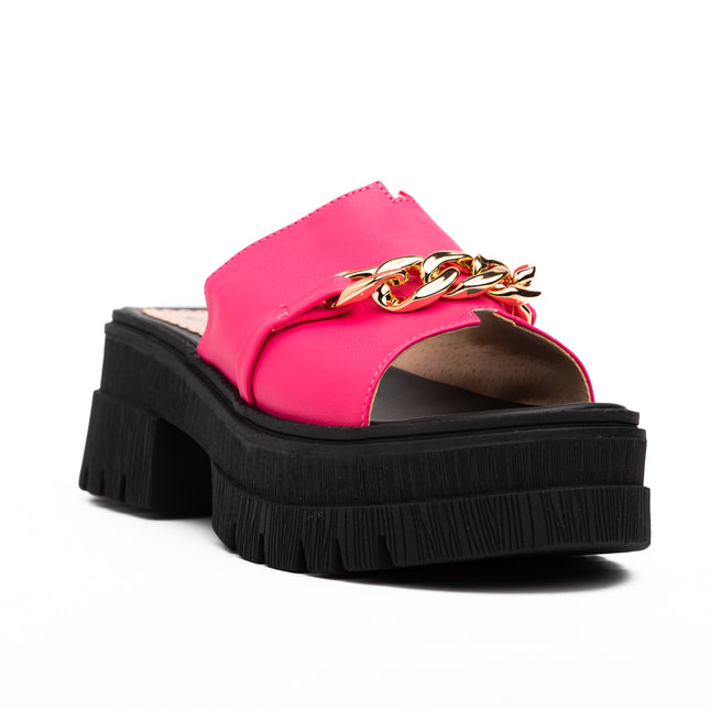 Sandalias Casuales Mujer Abu Dabi - Fucsia