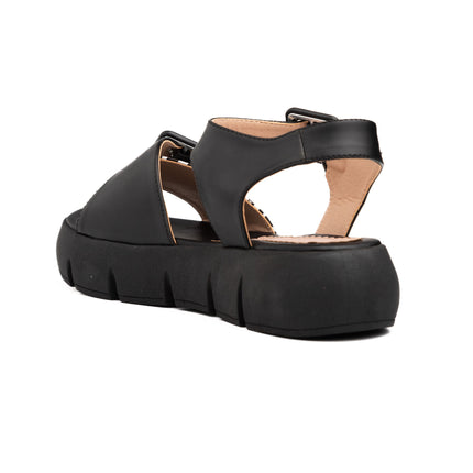 Sandalias Casuales Mujer Acra - Negro