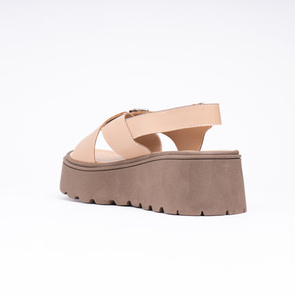 Sandalias Casuales Mujer Alesio - Beige