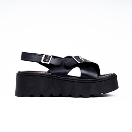 Sandalias Casuales Mujer Alesio - Negro