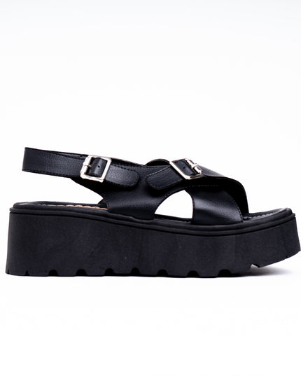 Sandalias Casuales Mujer Alesio - Negro