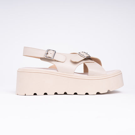 Sandalias Casuales de Mujer Alesio - Nude