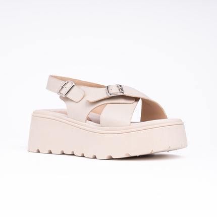Sandalias Casuales de Mujer Alesio - Nude