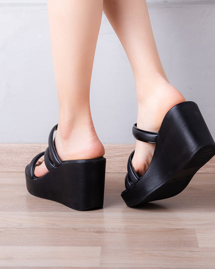 Sandalias Casuales Mujer Allen - Negro