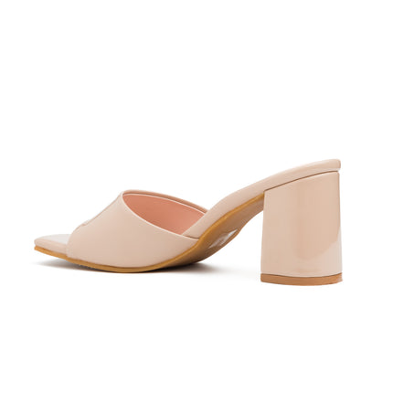 Sandalias de Vestir Mujer Aly - Beige Charol