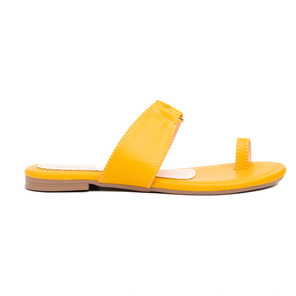 Sandalias Casuales Mujer Aro - Amarillo