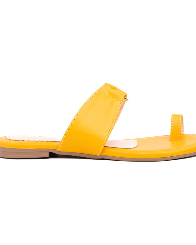 Sandalias Casuales Mujer Aro - Amarillo