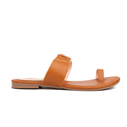 Sandalias Casuales Mujer Aro - Camel