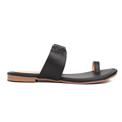 Sandalias Casuales Mujer Aro - Negro