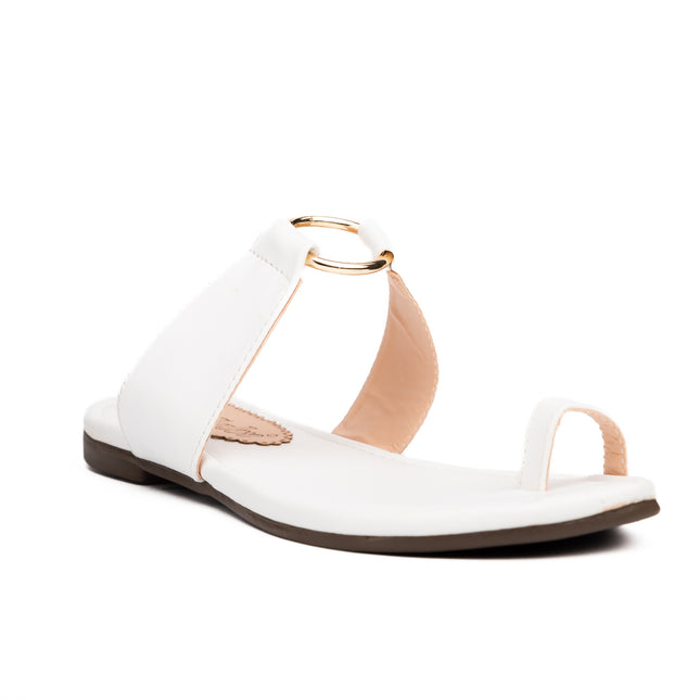 Sandalias Casuales Mujer Aro - Perla