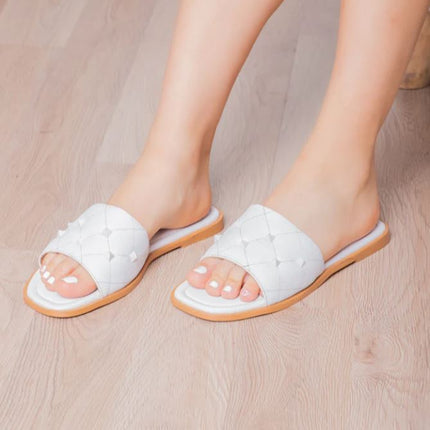 Sandalias Casuales Mujer Banjul - Blanco