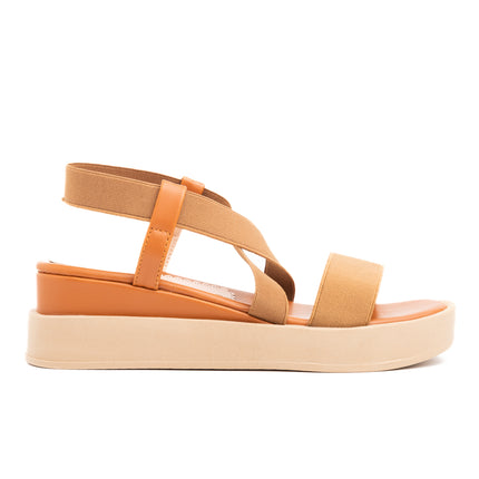 Sandalias Casuales Mujer Beauty - Camel